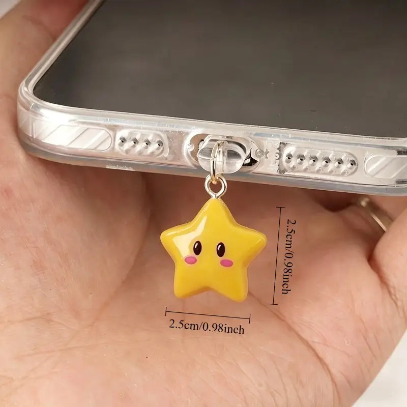 Dust plug charm detail