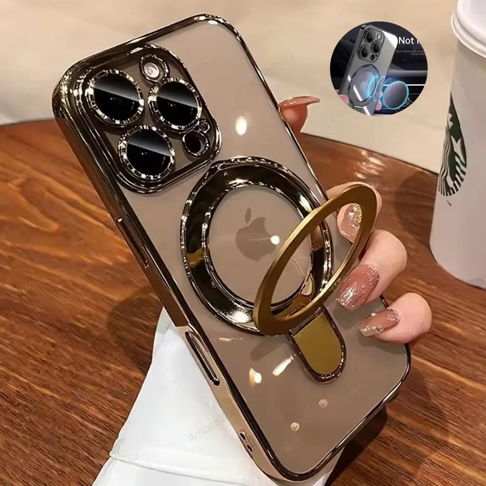 Magnetic ring holder MagSafe case