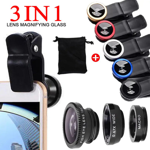 3-in-1 phone camera lens kit