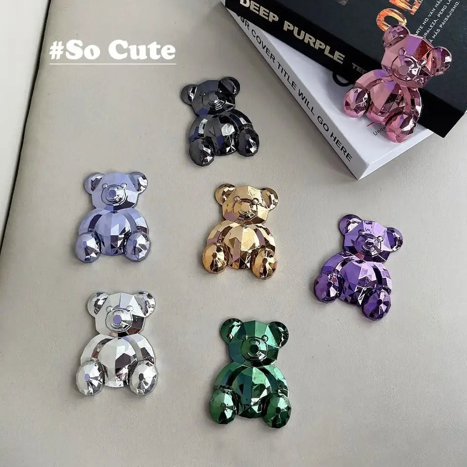 Crystal bear stand colors
