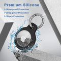 Silicone AirTag case keychain