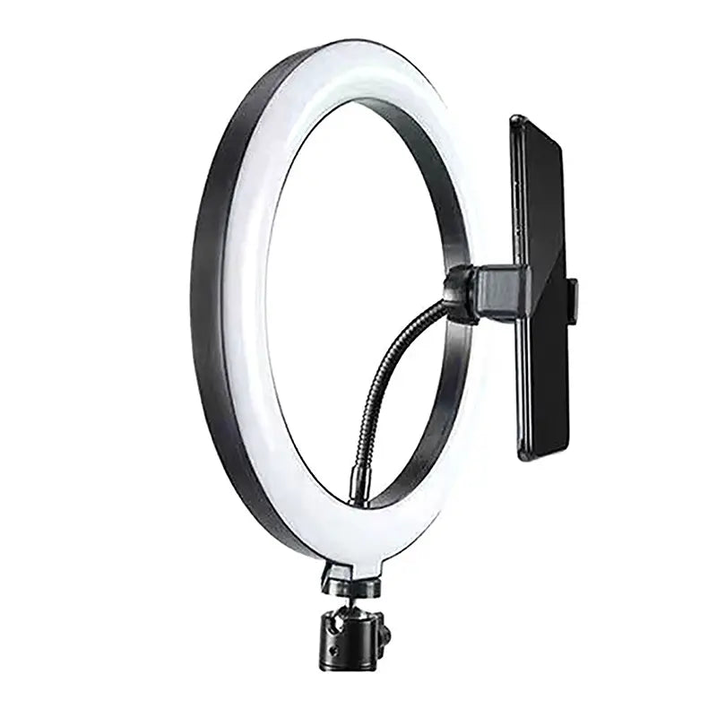 Ring light holding phone