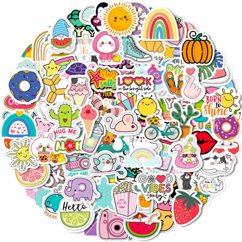 100pcs Kawaii VSCO aesthetic sticker pack